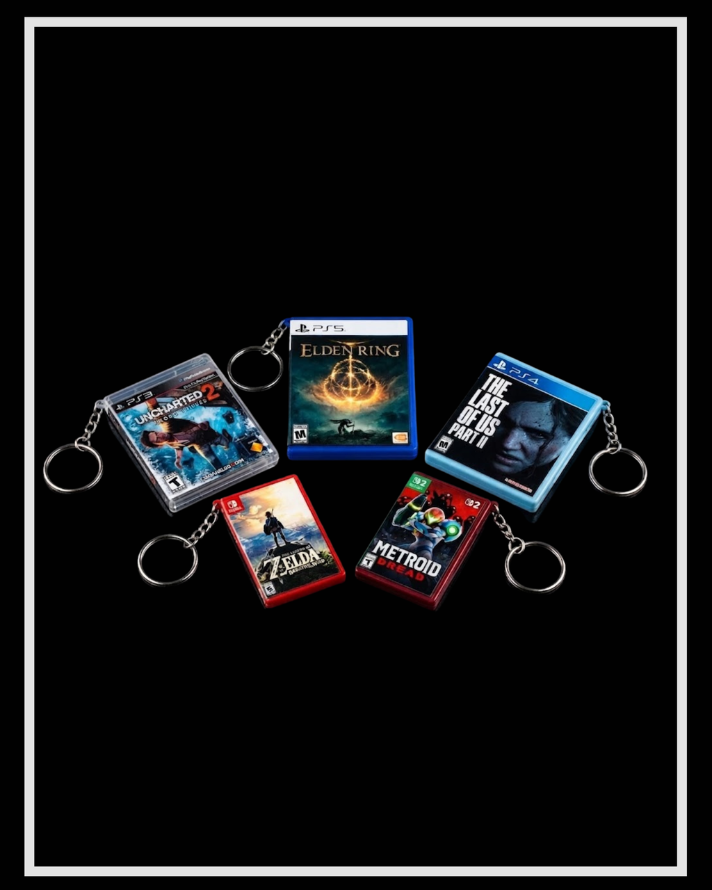Game Cover Keychain