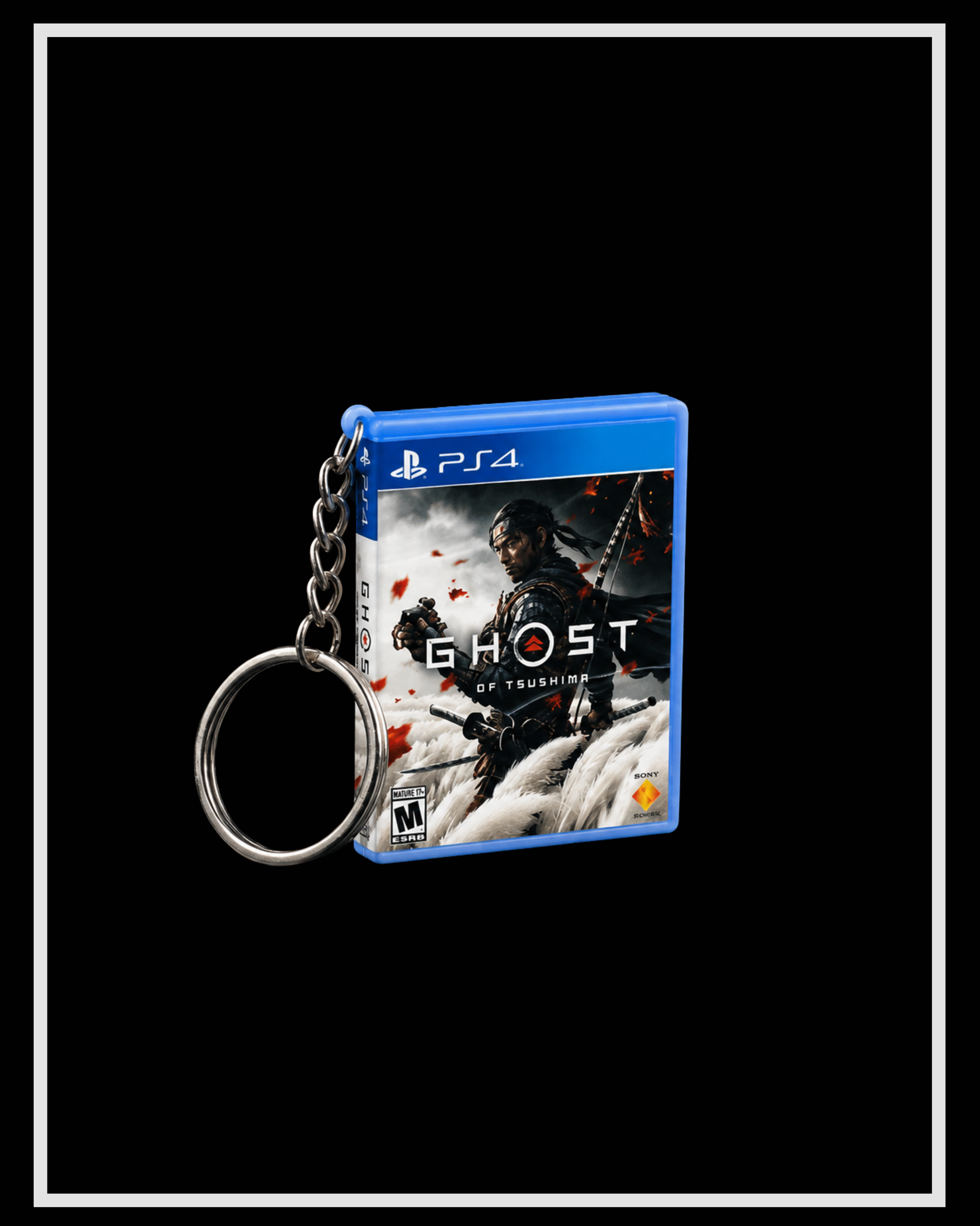 Game Cover Keychain
